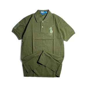 Vintage Polo Ralph Lauren Big Pony Olive Green Men's Shirt